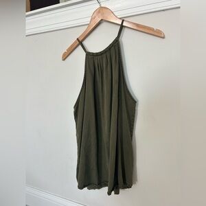 Blu Planet Dark Olive Camisole Top